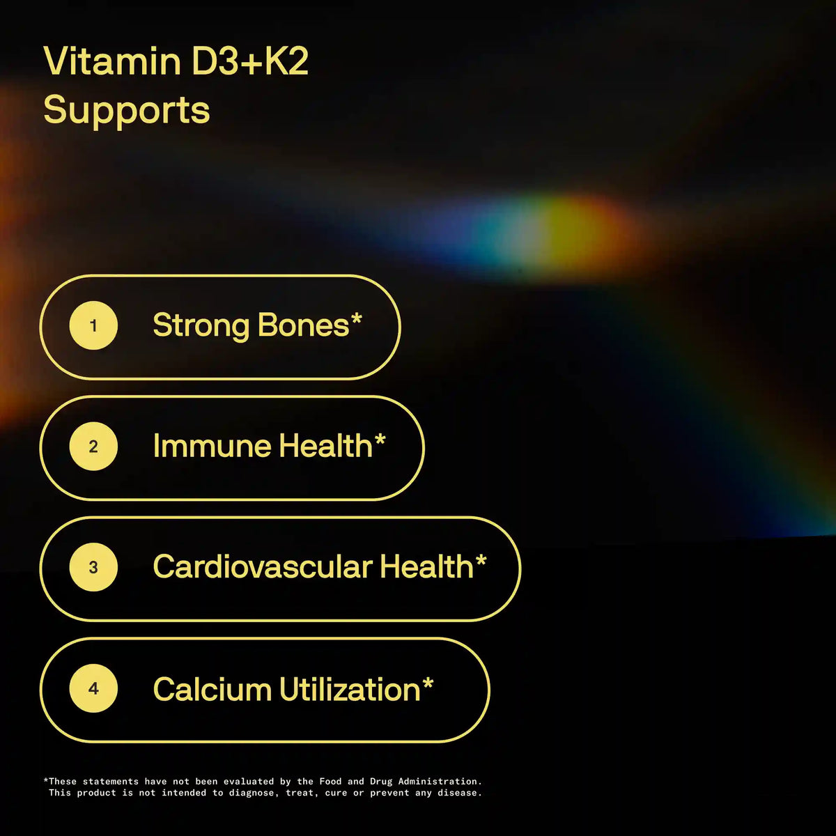 Vitamin D3 + K2 2500 IU