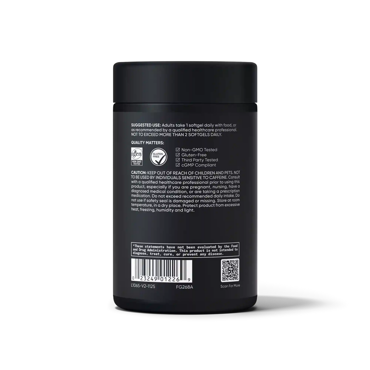 L-Theanine + Caffeine (60 softgels)