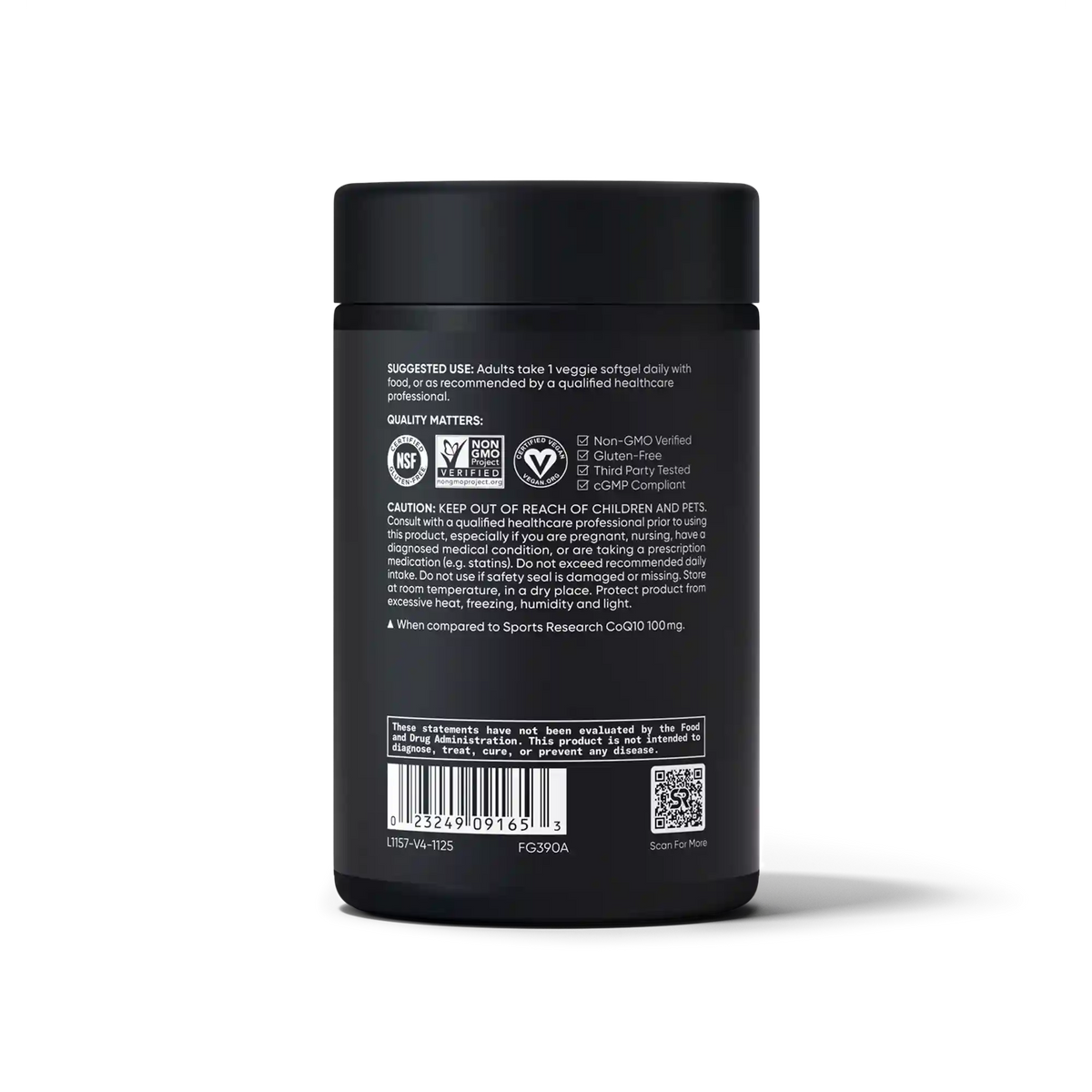 CoQ10 with Coconut Oil & Sunflower Lecithin