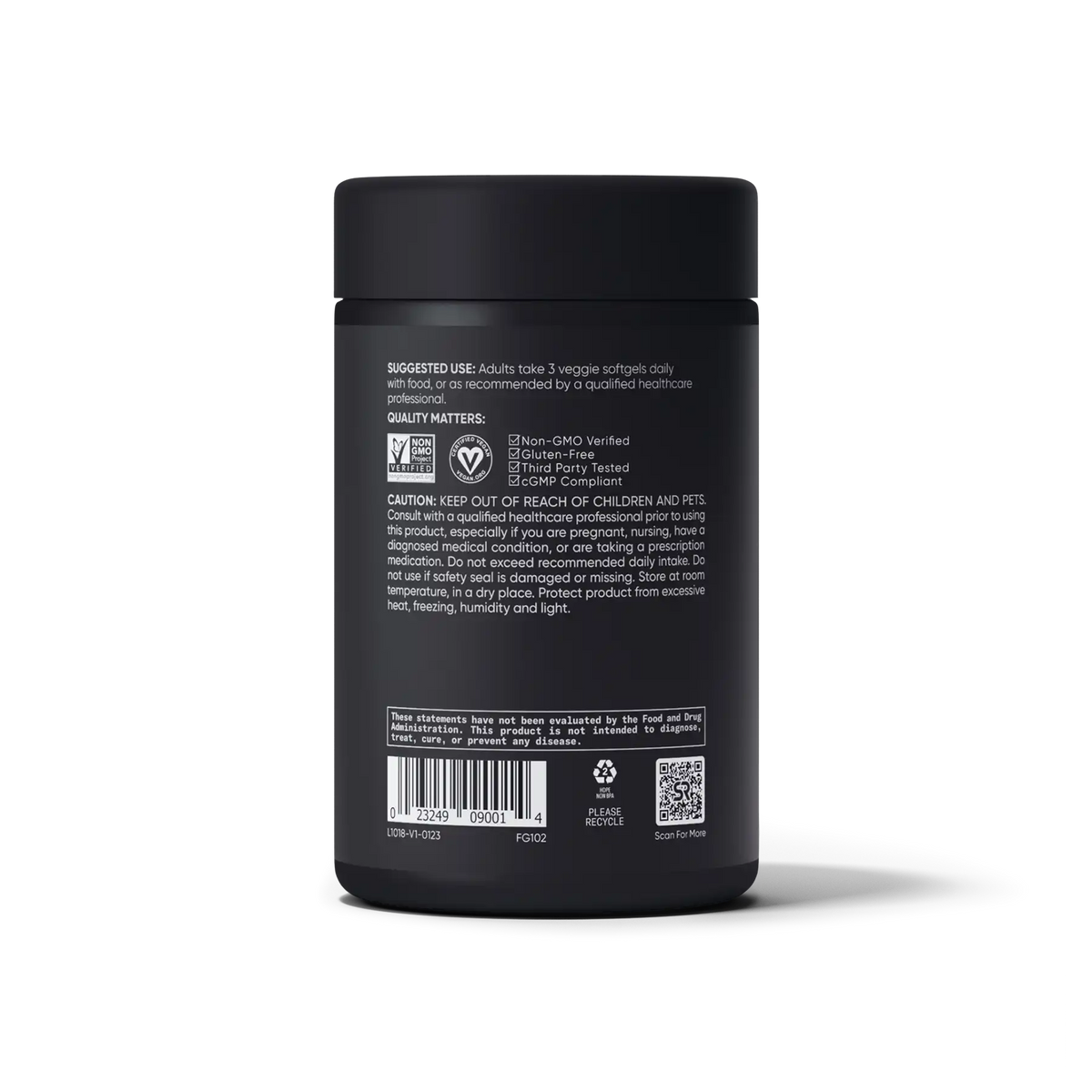 Coconut Oil Virgin Organic 1000mg (120 veggie softgels)