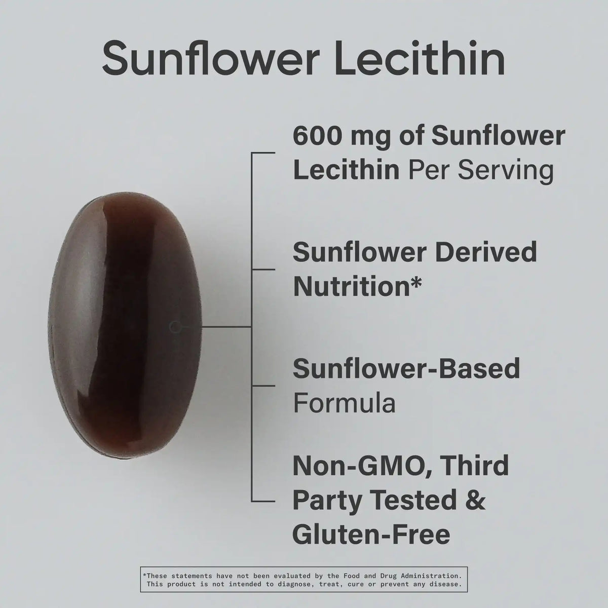 Sunflower Lecithin 600mg