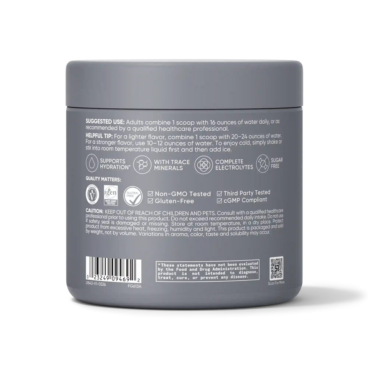 Hydrate Electrolytes Salted Cucumber Lime (45 servings)