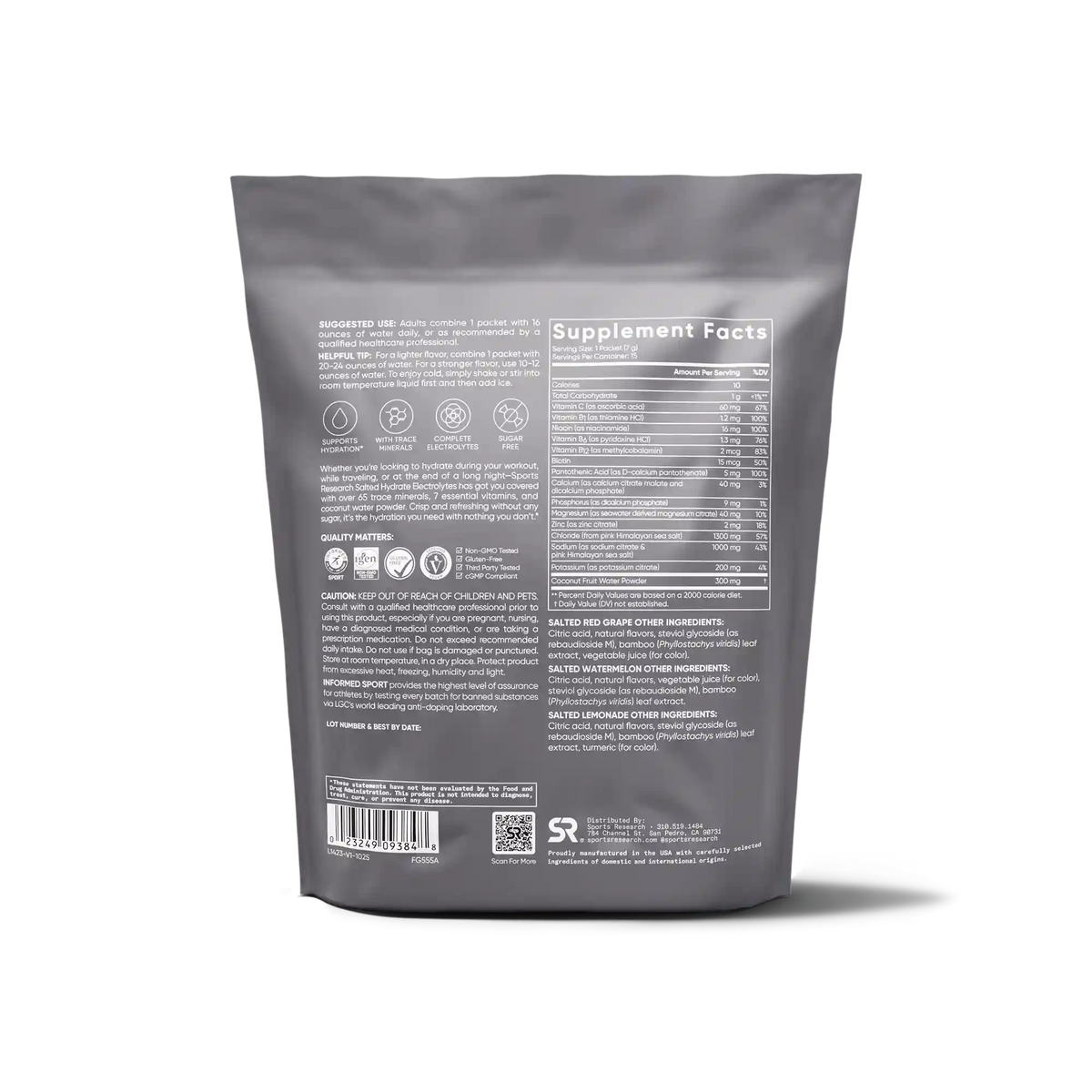 Salted Hydrate Electrolytes
