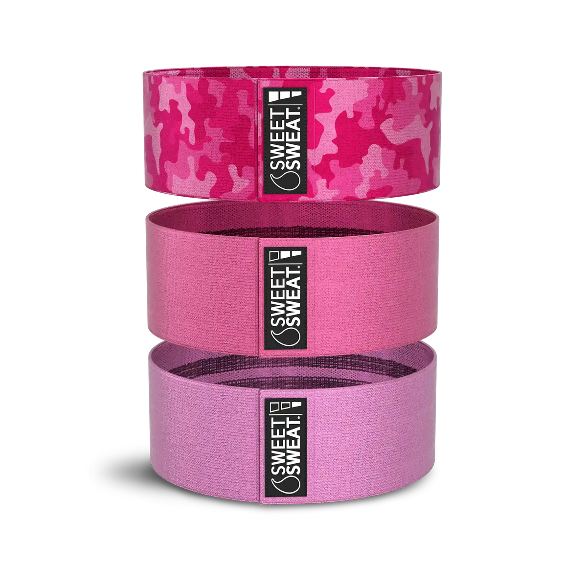 Sweet Sweat® Durable & Versatile Fitness Hip Bands 3PK