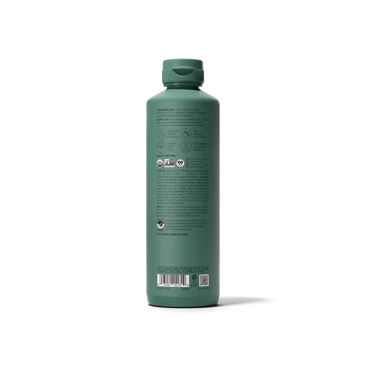 MCT C8 Oil Organic - 16oz